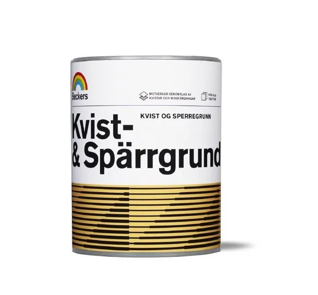Beckers 710017530 Kvist- och spärrgrund matt Vit