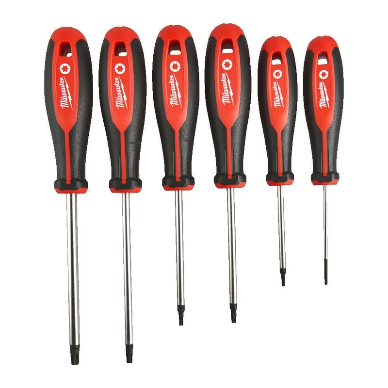 Milwaukee Skruvmejselset Torx (6-delar)