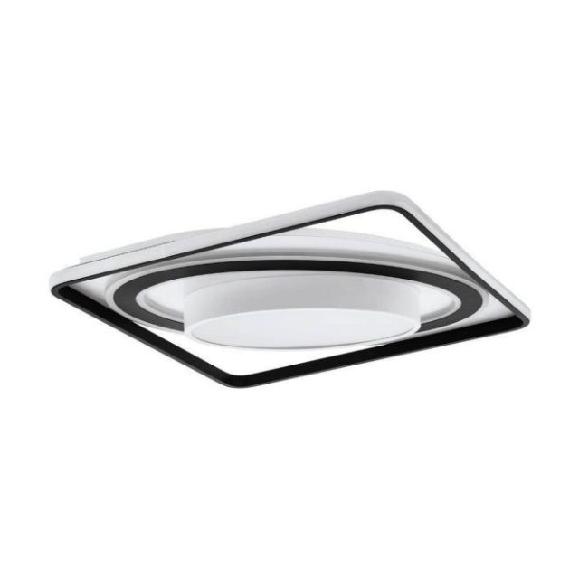 Plafond Eglo Benalauria Svart/Vit