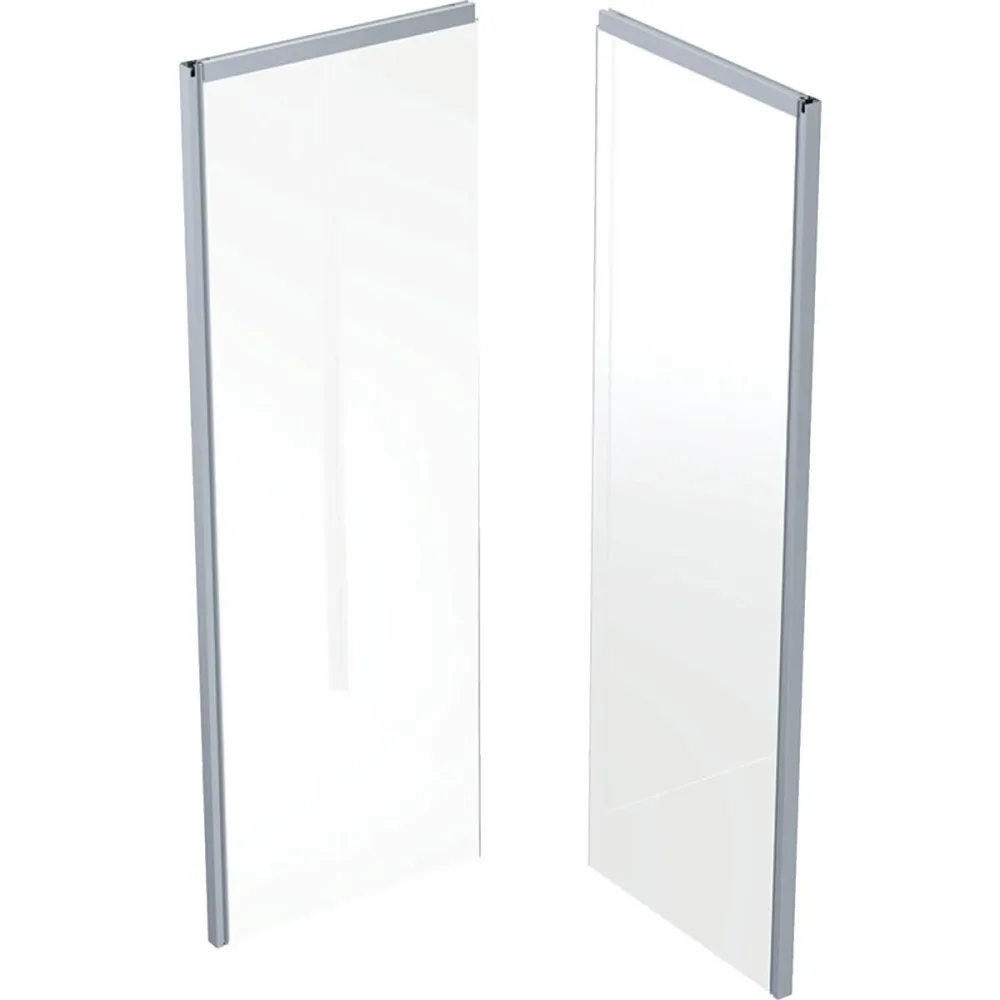 Contura Showerama 10-5 Duschvägg 100 x 100 x 200 cm Vit, frostglas