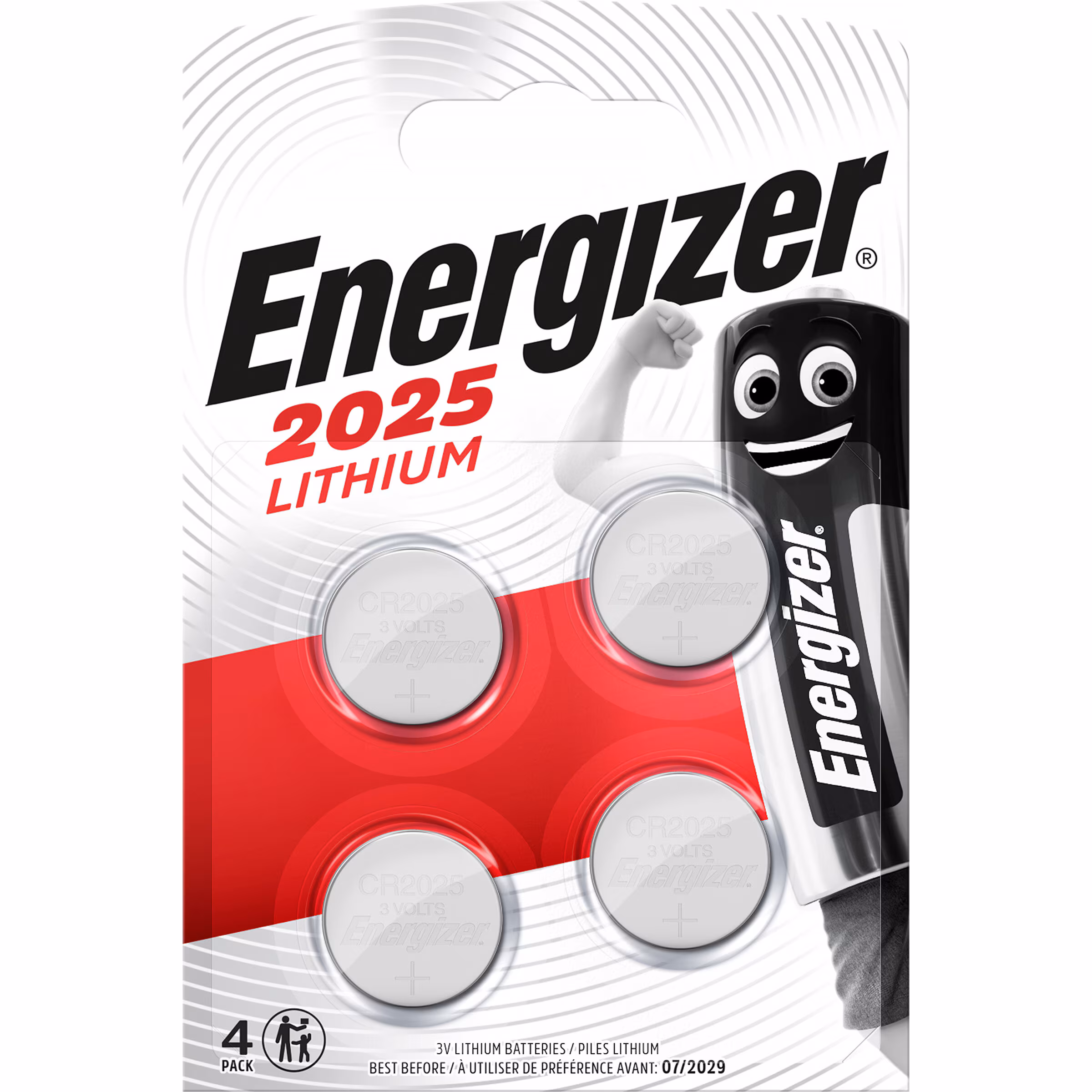 Kjøp Energizer Batteri CR2025, 4-pack