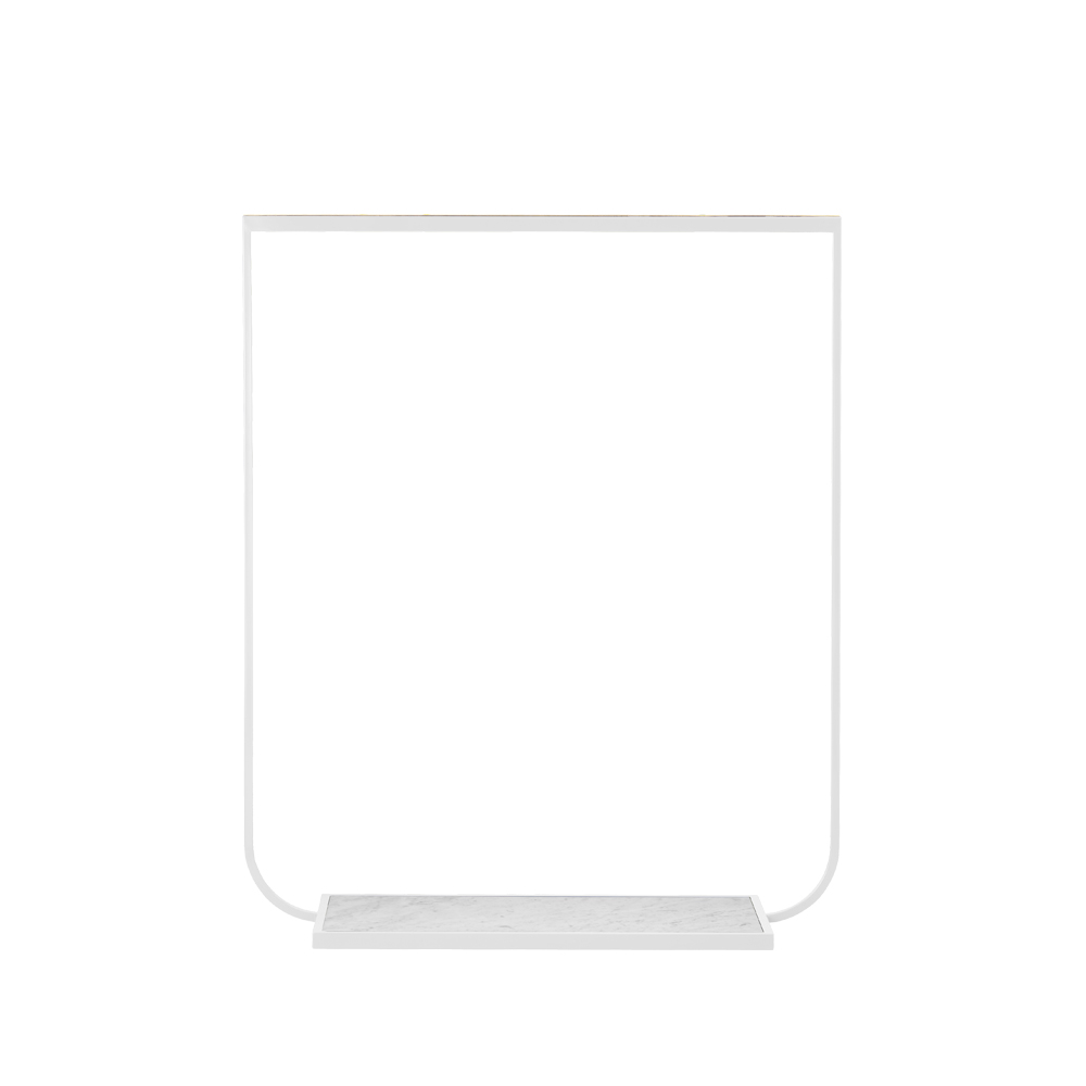 Tati klädhängare, white, large, carrara marmor