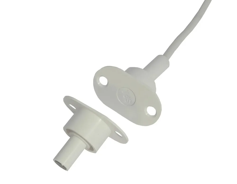 Alarmtech MC 370-S11 Högsäkerhetskontakt 22 mm sensor, inbyggd 2 m kabel