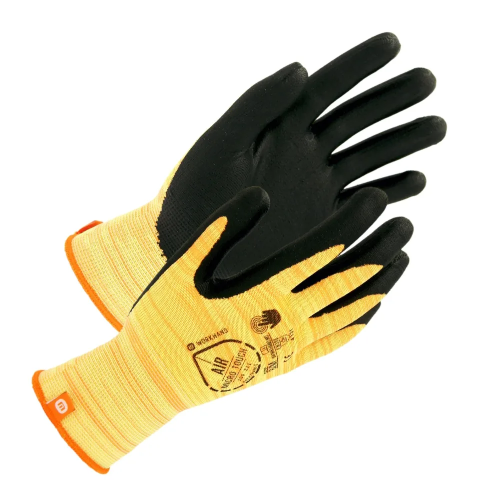 Workhand Air Micro Touch Montagehandske Nylon/Lycra/DMF-fri PU 9