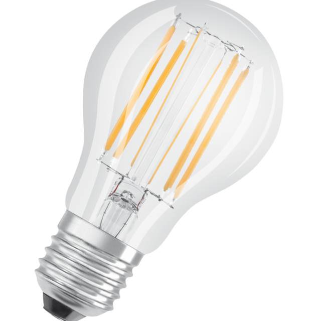 LED-LAMPA OSRAM NORM 75 E27 DIM KLAR 827 CL A