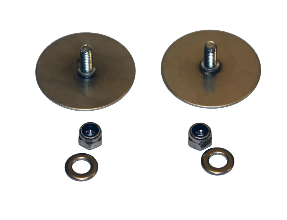 Design4Bath TB0121 Montagebricka rund, 2-pack Ø 40 mm, M6 X 10 mm