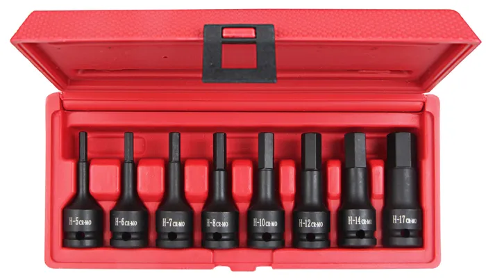 KRAFTHYLSSATS 1/2" INSEX TUM, 8 DELAR