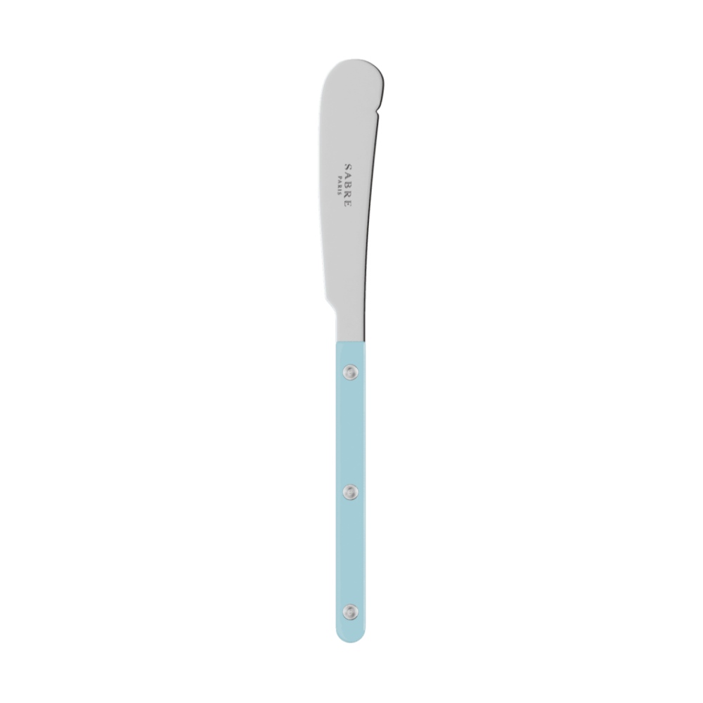 Bistrot solid smörkniv 16 cm, Pastel blue