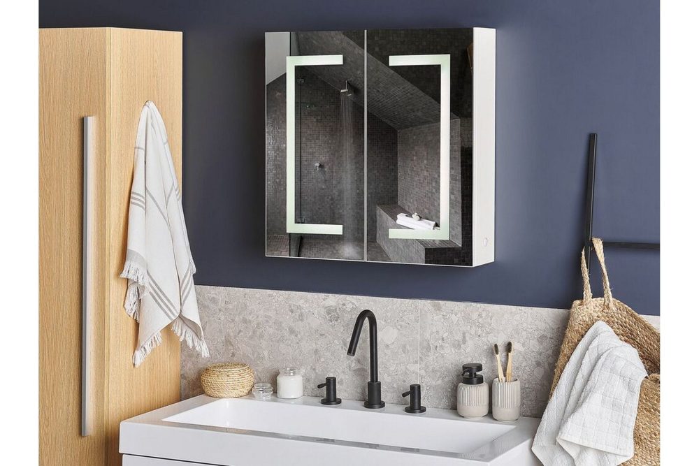 Mazarredo Badrumsskåp 60 cm Spegel med LED-belysning
