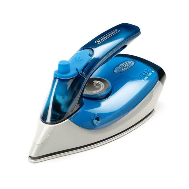 Resestrykjärn Black+Decker 1100W Blå/Svart