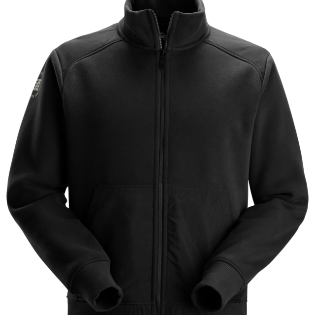 SWEATSHIRTJACKA SNICKERS WORKWEAR TECH CORD, SVART STL XS