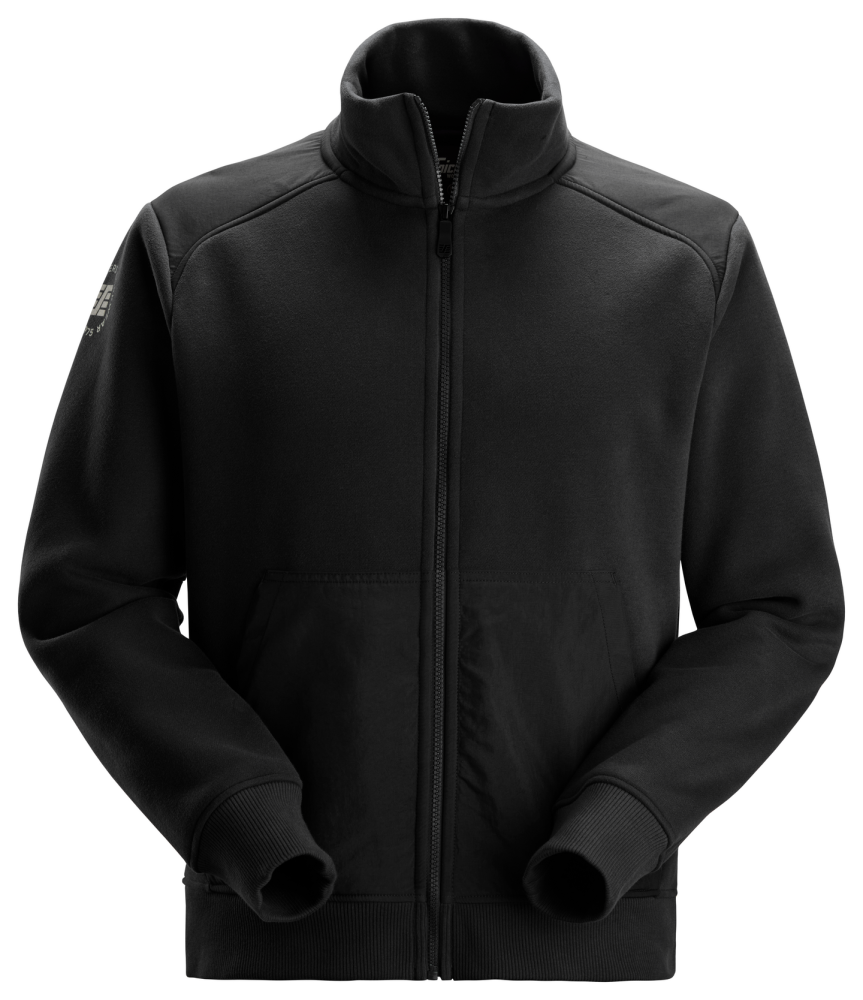 SWEATSHIRTJACKA SNICKERS WORKWEAR TECH CORD, SVART STL XS