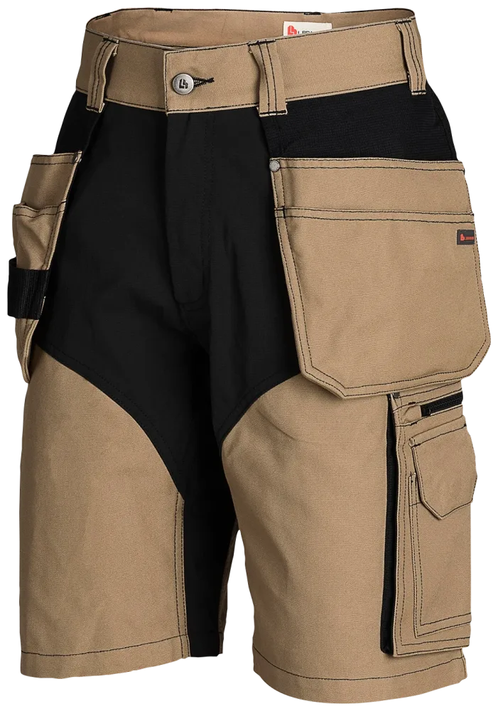 L.Brador 1053PB Arbetsshorts svart Svart