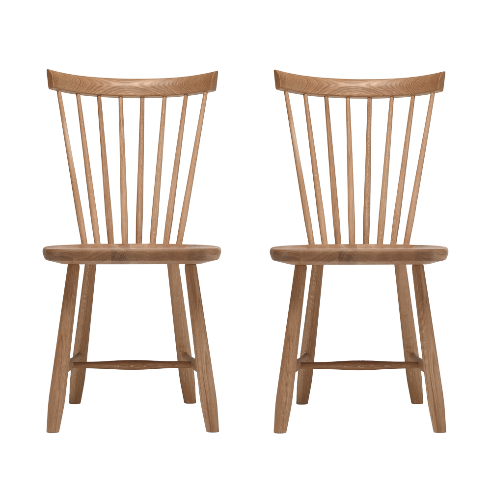 Lilla Åland stol, Naturell olja (ek), 2-pack