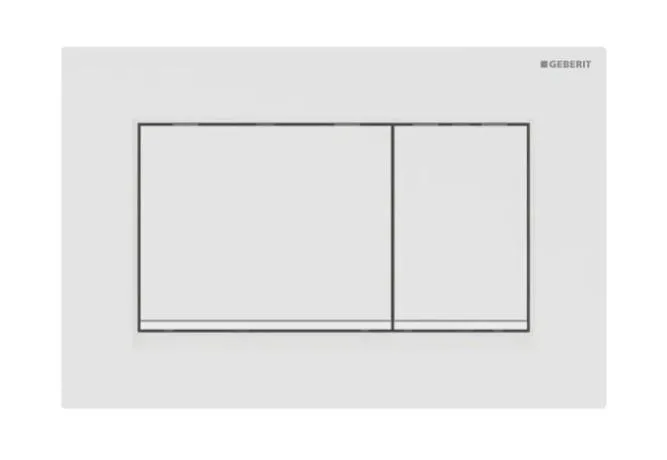 Geberit Sigma 30 Spolplatta matt, vit, plast