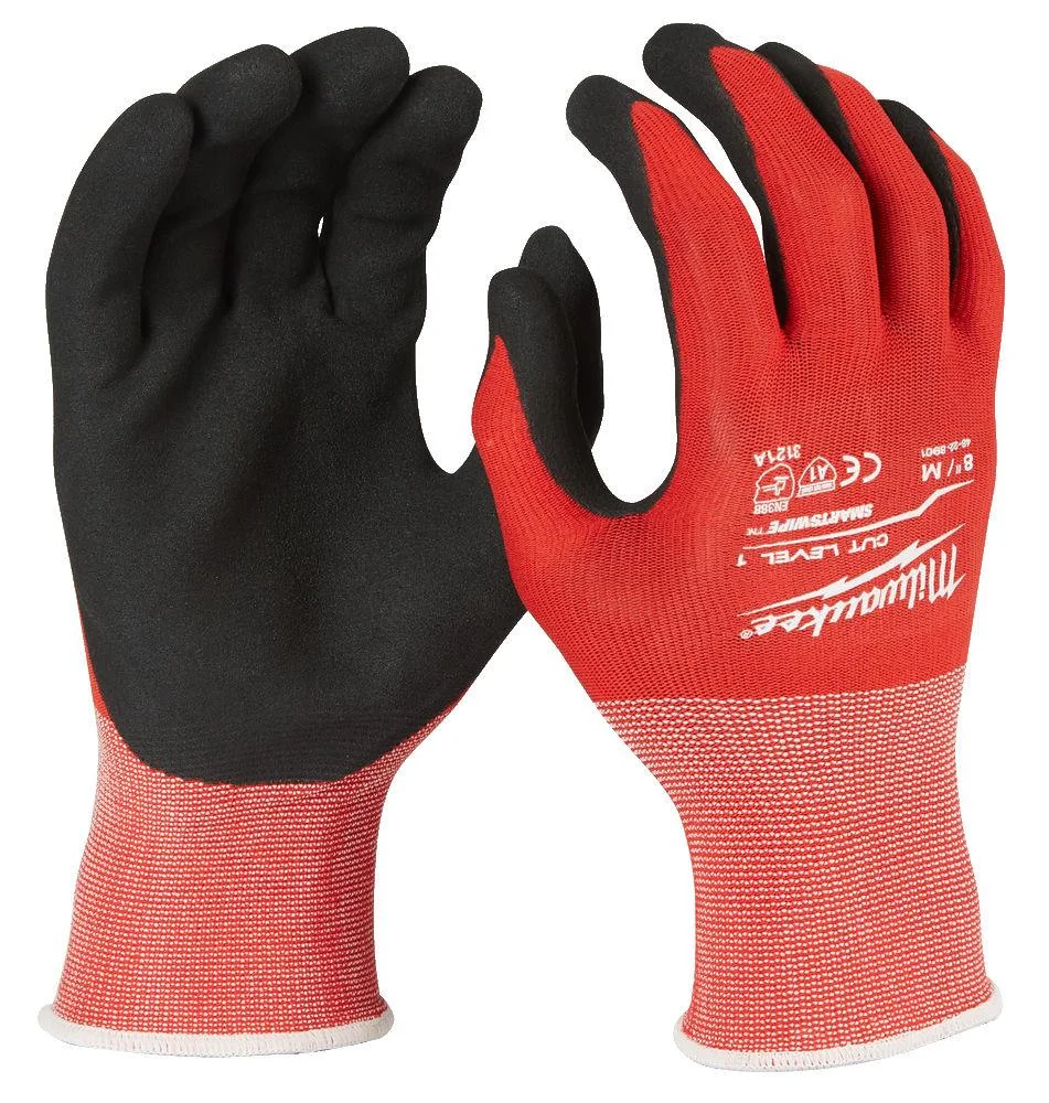 Milwaukee 1/A Montagehandske nitrildoppade, 12-pack, CL1/A XXL/11
