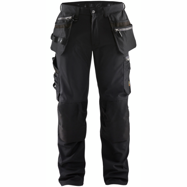 HANTVERKSBYXA 1805 2513 SOFTSHELL SVART C46