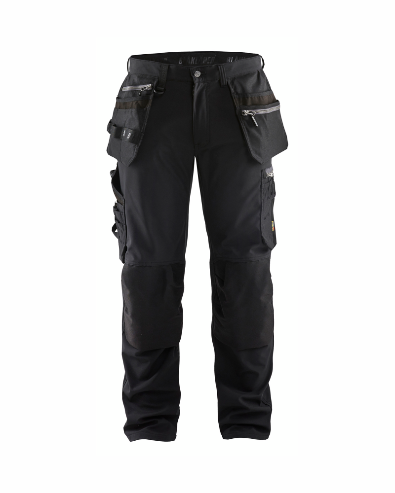 HANTVERKSBYXA 1805 2513 SOFTSHELL SVART C46