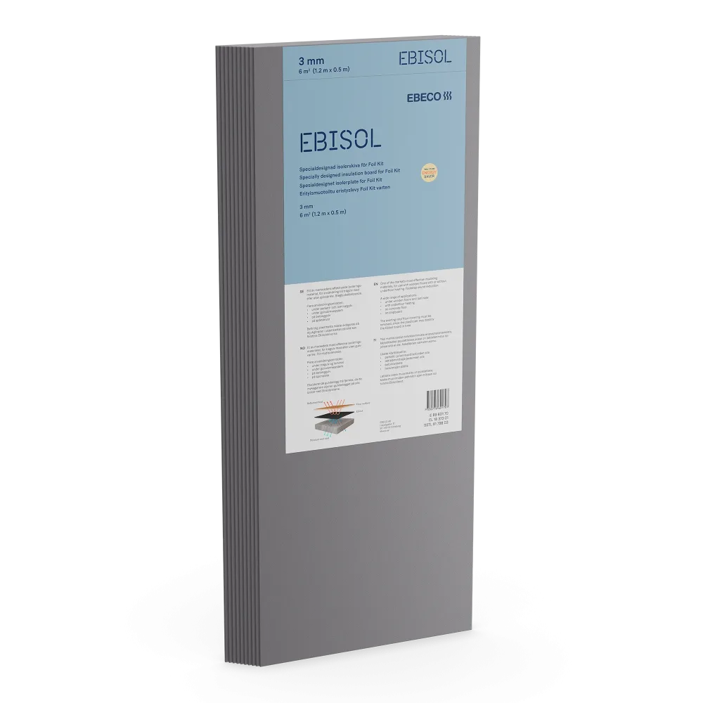 Ebeco Ebisol Isolerskiva 10-pack 3 mm