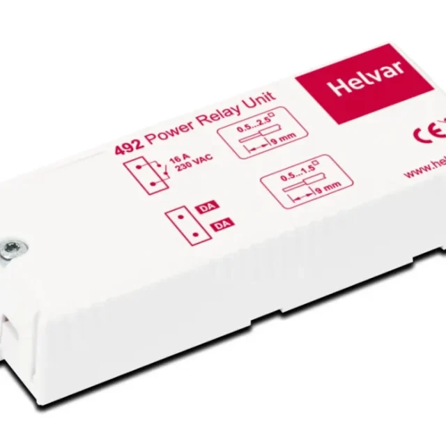 Helvar 492 Reläenhet 1-kanal, 16 A
