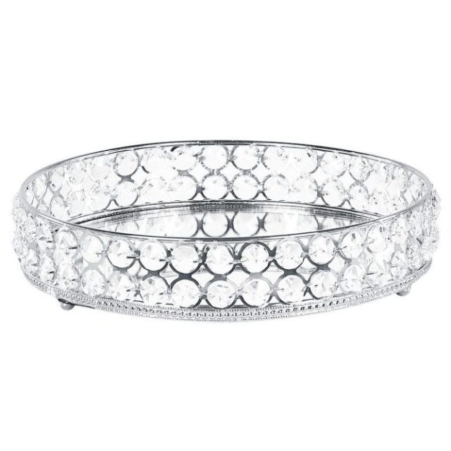 Bricka Vatan Silver, 25x25x6 cm
