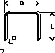 Bosch 2609200291 Klammer Typ 53, 100-pack 4 mm - Bild 2