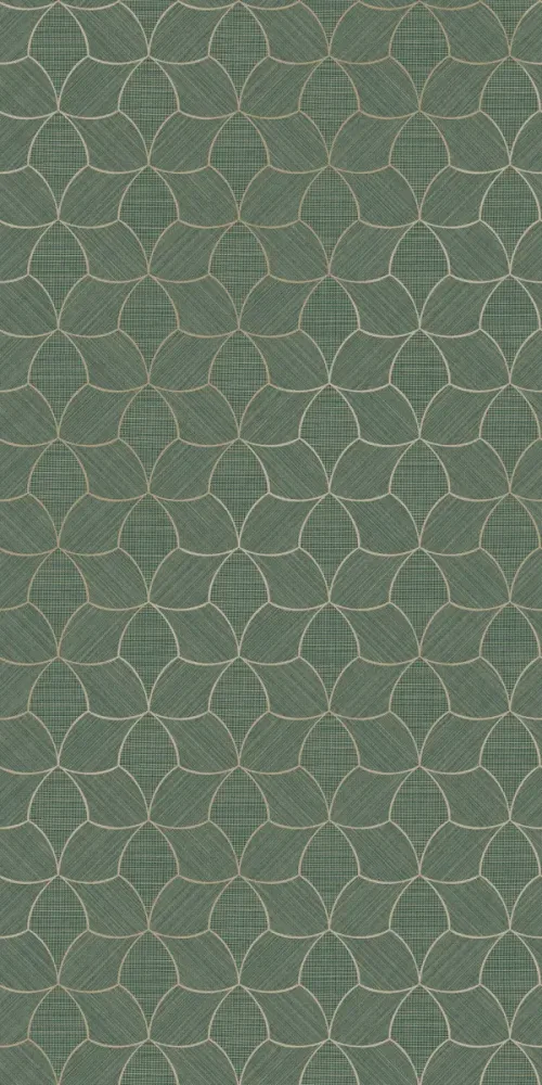 Casamance Tressana Céladon/Doré