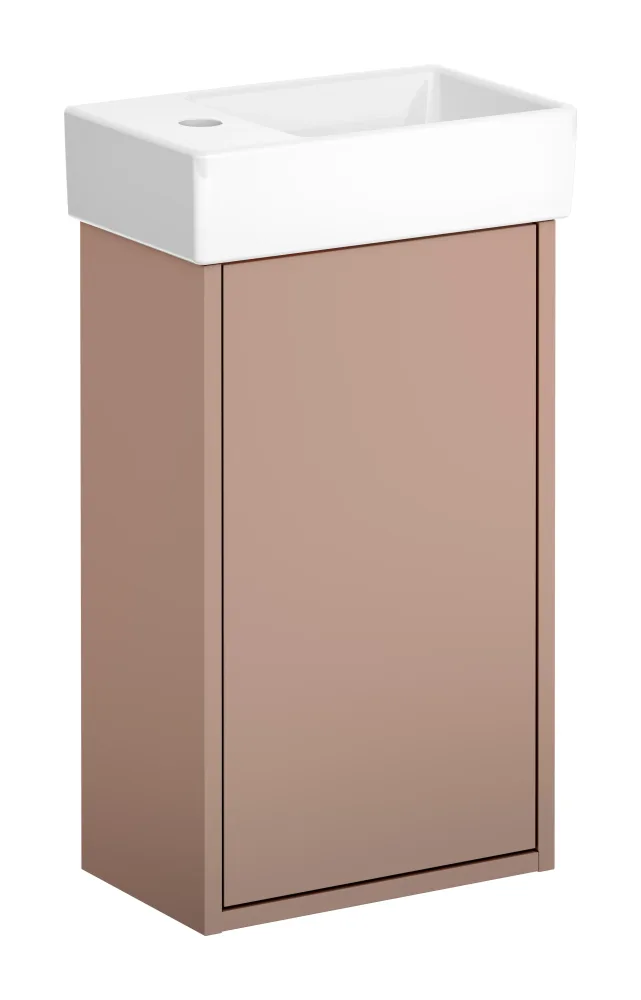 Gustavsberg Artic Small GB71ACVC34TL38R Kommodpaket askgrå/mattsvart, 36 cm, höger Askgrå/mattsvart - Bild 2