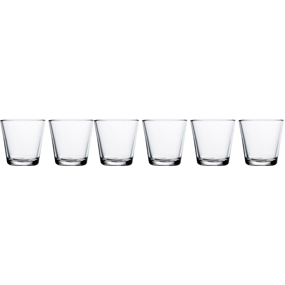 Kartio dricksglas 21 cl 6-pack, Klar