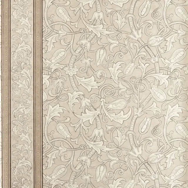 Morris & Co - Etched Scrolling Tulip Parchment