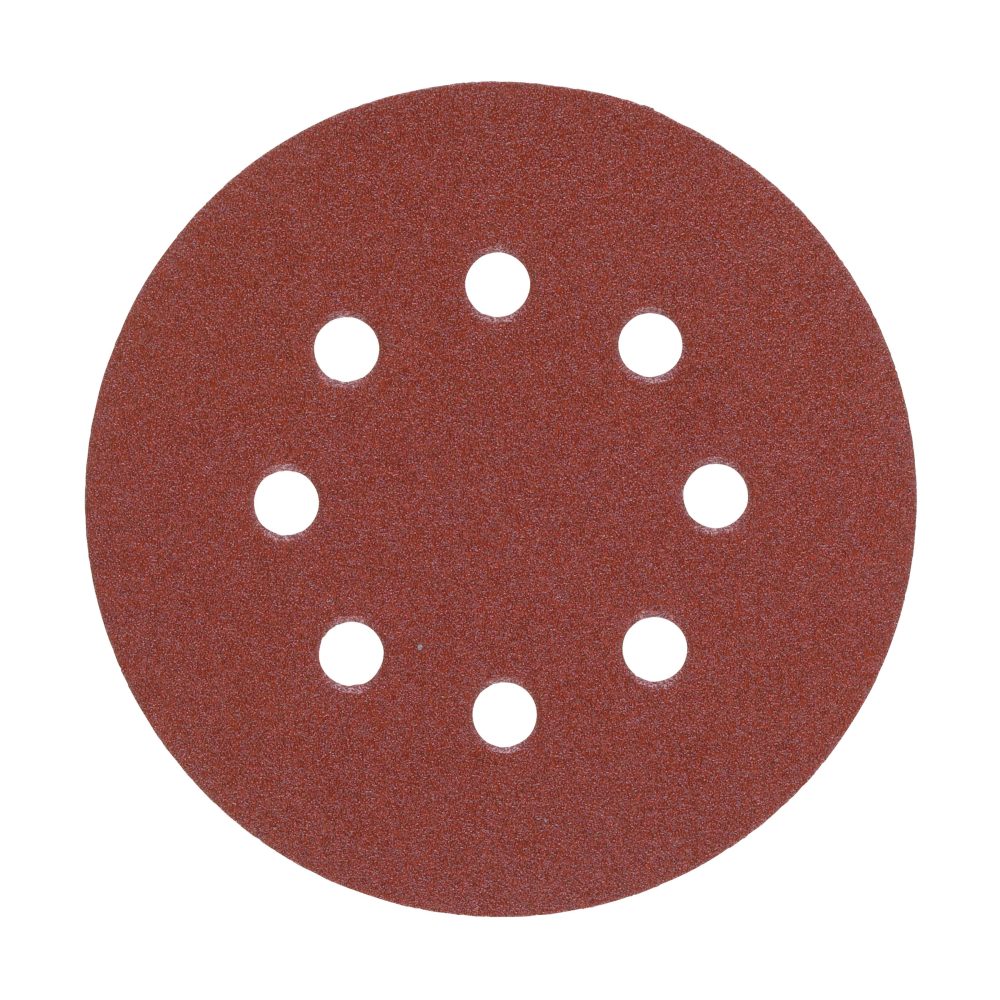 Kjøp Milwaukee Sliprondell til eksenterslip, 125 mm, K120, 5-pakning.