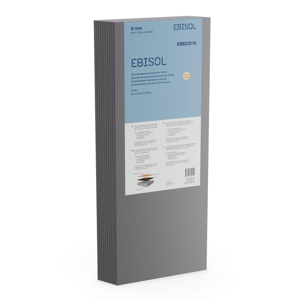 Ebeco Ebisol Isolerskiva 10-pack 3 mm - Bild 2