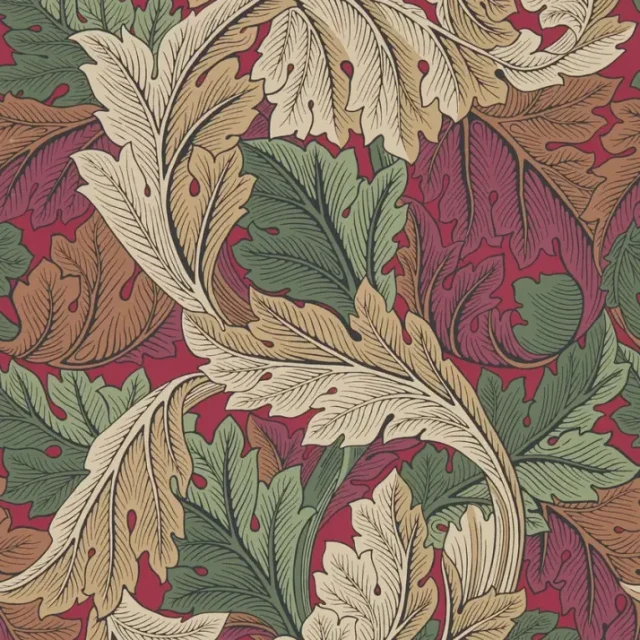Morris & Co - Acanthus Madder/Thyme Archive IV The Collector