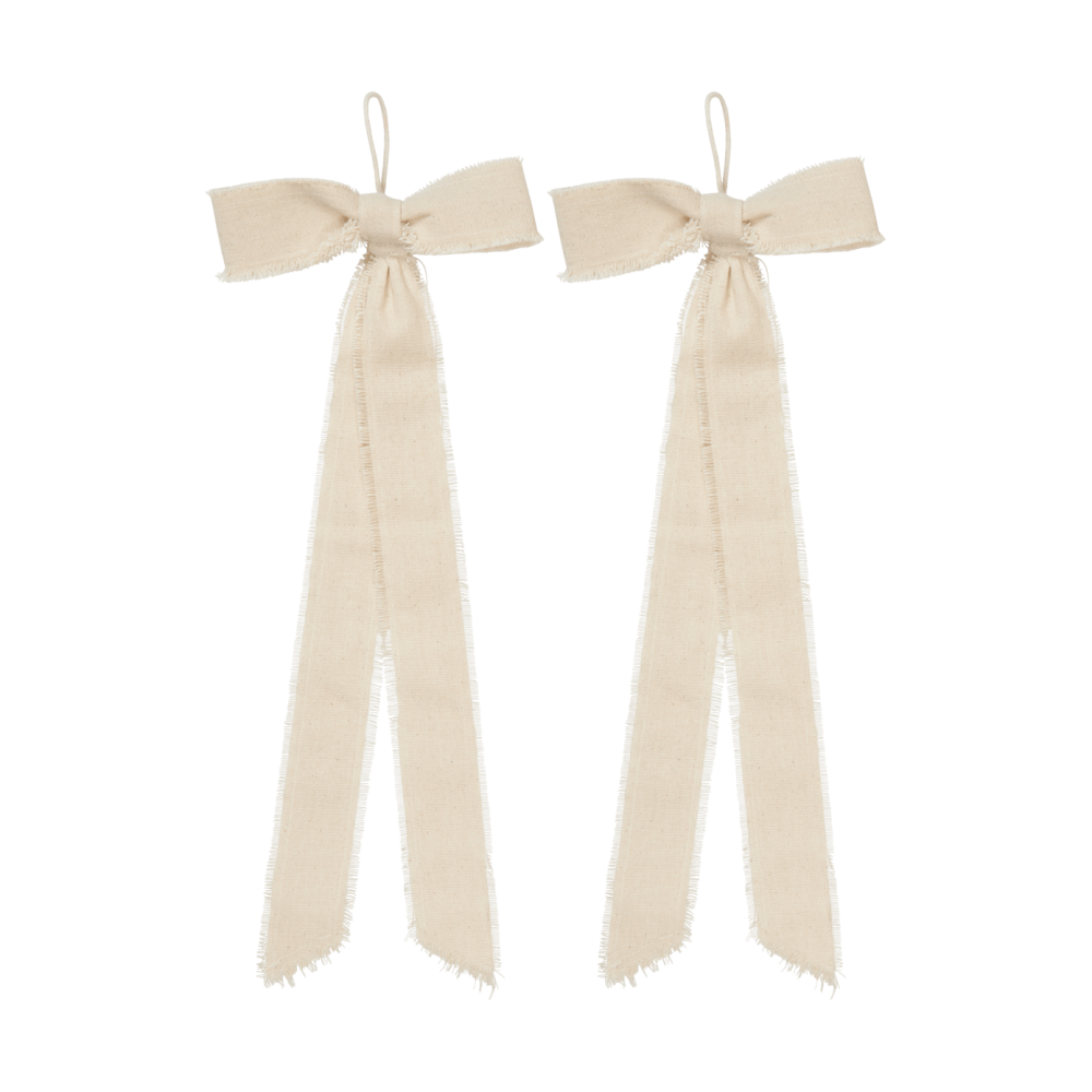 Bow dekorationshänge small 15x40 cm 2-pack, Natural