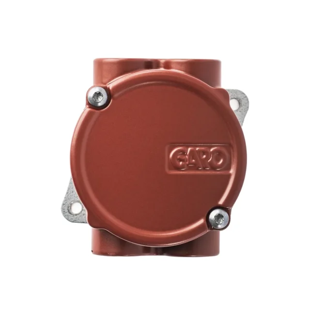 Garo 353969 Kopplingsdosa lättmetall, faluröd, M25 87.5 mm, 5 ingångar