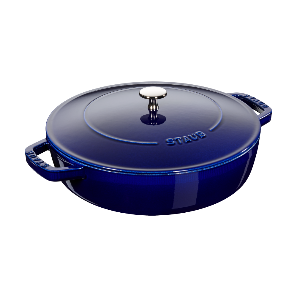 Staub Chistera traktörpanna gjutjärn Ø28 cm, Mörkblå