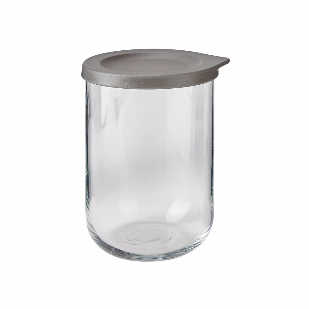 Café förvaringsburk med lock 1 liter, Klar