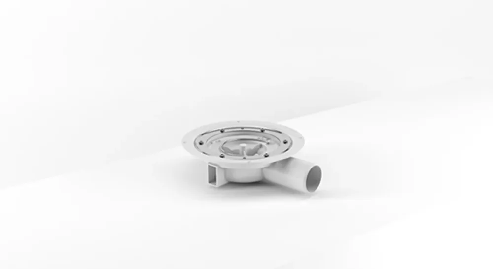 Purus Minimax Golvbrunn sidoutlopp, 130 mm