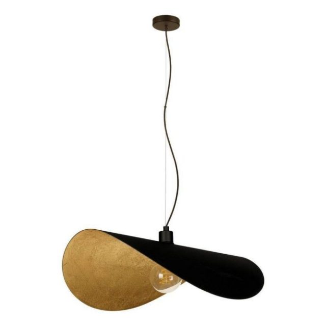 Takpendel Eglo Saceda Svart/Guld 55x200 cm