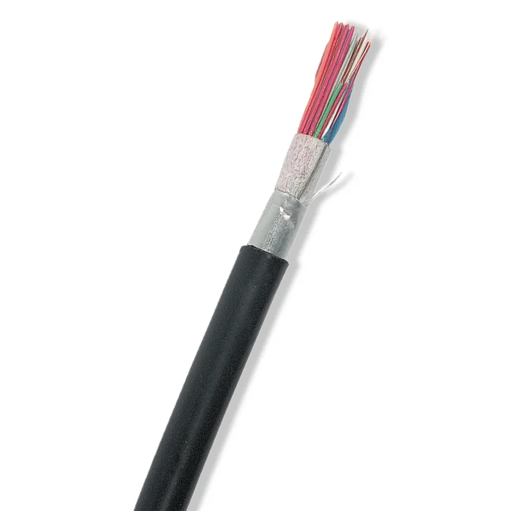 Nexans EUALEV Telekabel 50 x 2 x 0.5 mm, svart 1 m, kapad