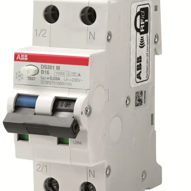 ABB 2CSR275180R1064 Personskyddsautomat 10kA, C-karakteristik, typ A DS201M C6 A30