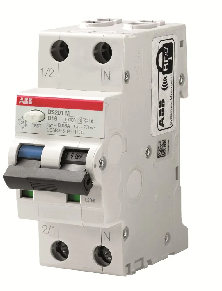 ABB 2CSR275180R1064 Personskyddsautomat 10kA, C-karakteristik, typ A DS201M C6 A30
