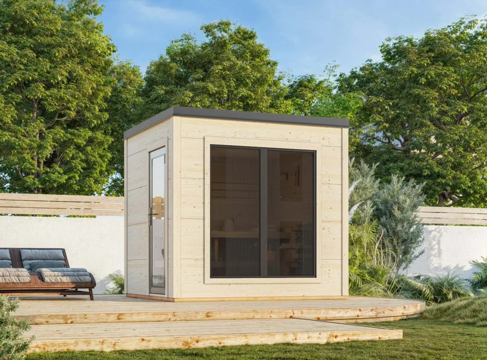 Palmako Grace Bastu 5,7 m², Invändig 5,3 m², obehandlad