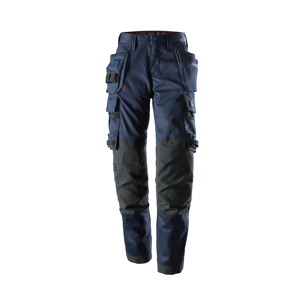 Snickers Workwear ProtecWork 6762 Arbetsbyxa marinblå, dam, stretch 50