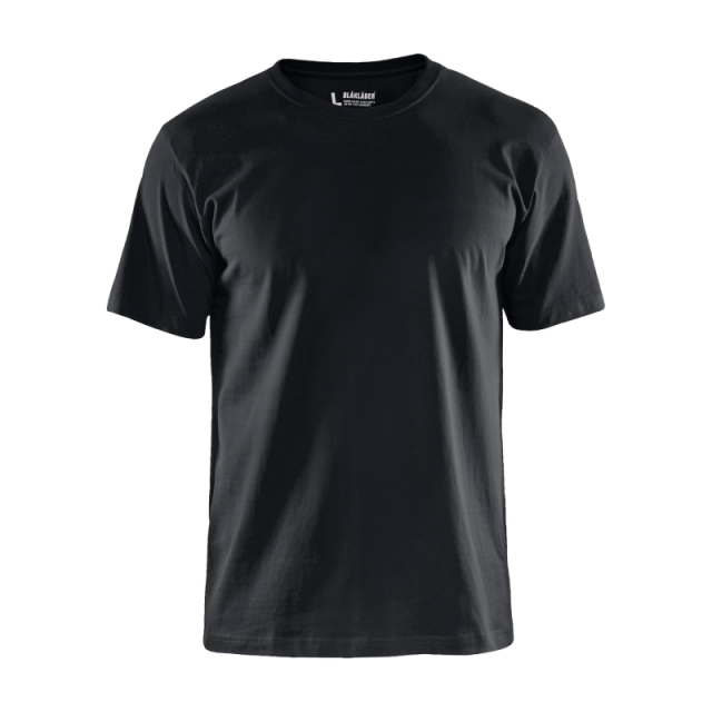 T-SHIRT BLÅKLÄDER 3602 SVART XXL, MULTIPACK