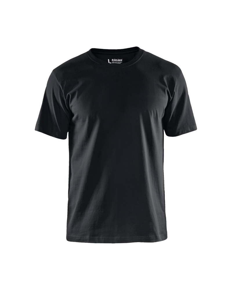 T-SHIRT BLÅKLÄDER 3602 SVART XXL, MULTIPACK