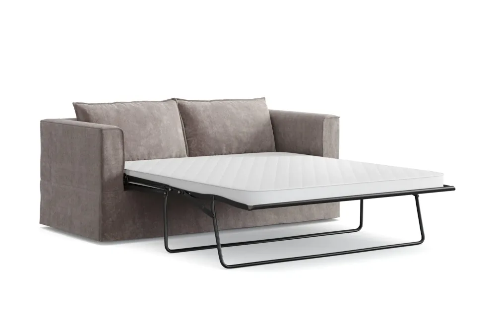 Travstad 3-sits Bäddsoffa i Chenille frammåtbäddad