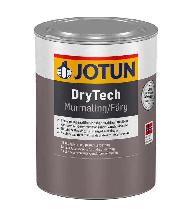 Jotun DryTech Murfärg - 3 L - Vit