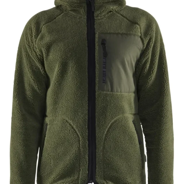 Blåkläder 472529559900L Pälsfiberjacka svart Svart