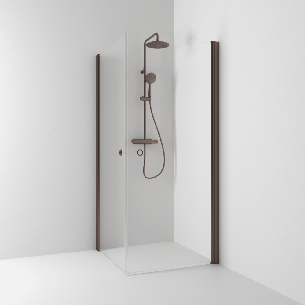 HÖRNDUSCH SVEDBERGS RAK SKOGA HG MO/KL 90X90, INTHT 90X198X90CM